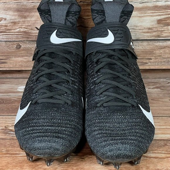 Nike Alpha Menace Elite 2 Flyknit Football Cleats BV3298-001 Mens Wide Sizes New - Picture 2 of 8